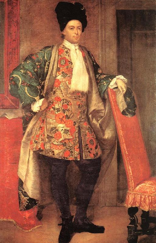 GHISLANDI, Vittore Portrait of Count Giovanni Battista Vailetti dfhj Germany oil painting art